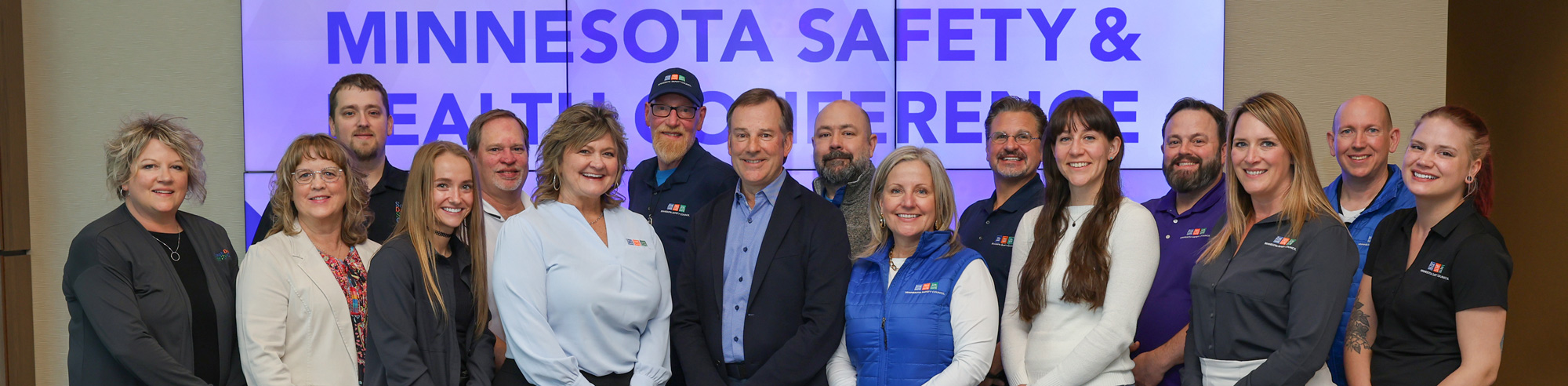 image of the Minnesota Safety Council team at 2024 Conference except for the IT guy